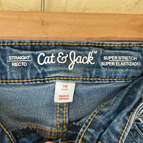 Girls Cat & Jack Straight Jeans size 10 - Picture 5 of 8